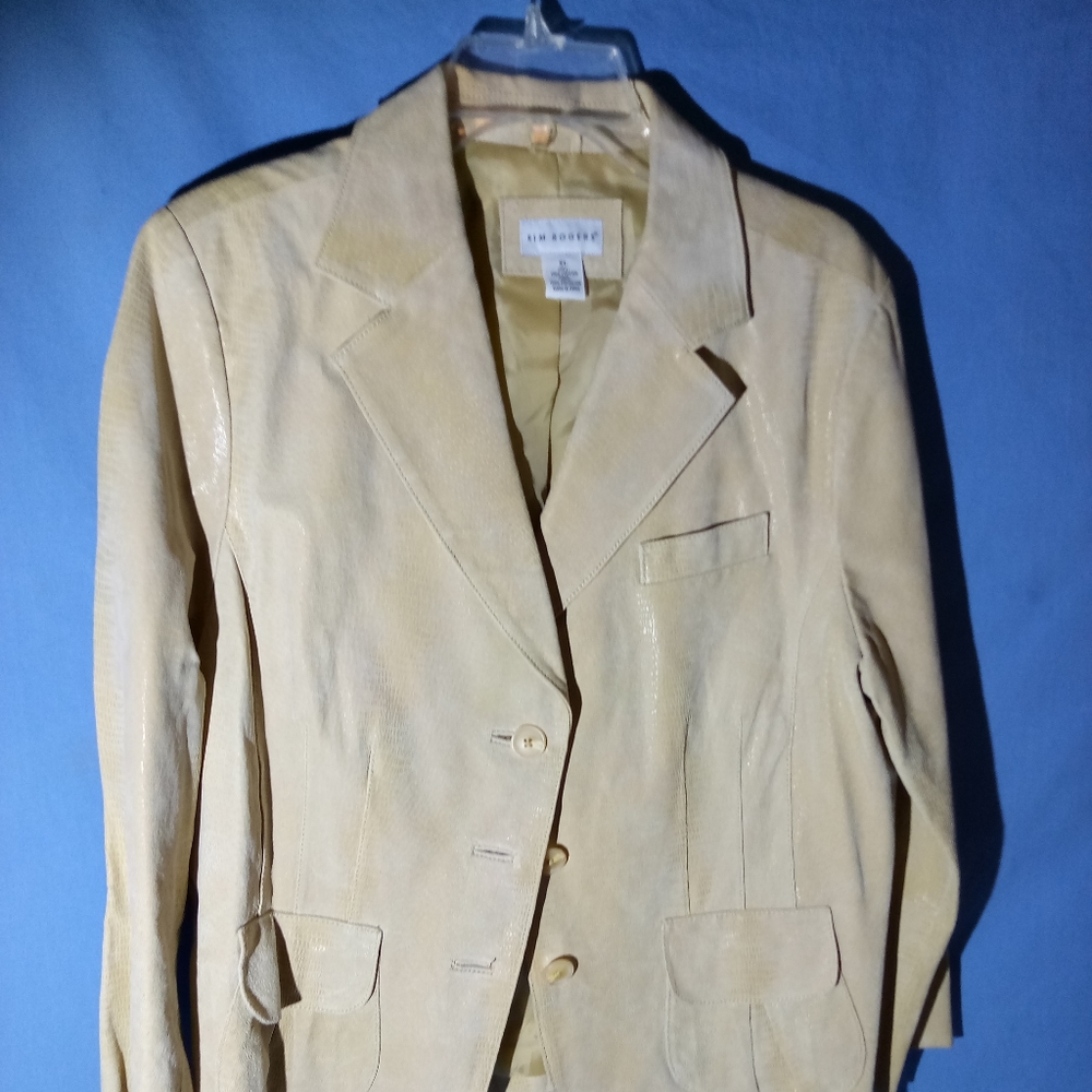 KIM ROGERS leather jacket
